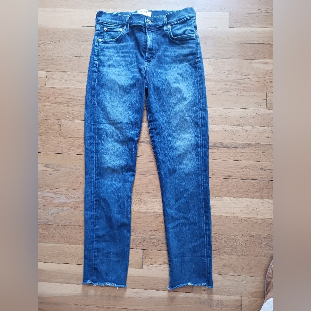 AGOLDE stretch denim cropped jeans 27
